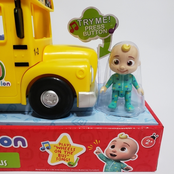 Cocomelon Musical Yellow School Bus Toy Set JJ - Picture 3 of 16